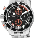 SAR Chronograph with metal strap, Luxury Watch.